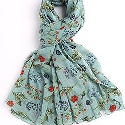 Printed Cotton Scarf for Women, Lightweight Soft Scarves Stoles for Summer & Winter (Size: 43 X 75 Inches)-image-25
