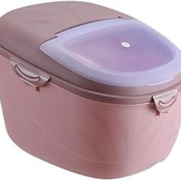 2x10kg Mosture-Proof Rice Storage Sealed Container Dry Food Airtight Tank Pink| Airtight Food Storage Container | Container Set-picture-29