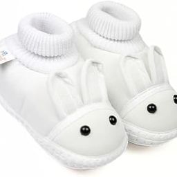 6 To 12 Months Baby Boys & Baby Girls Cotton Rabbit Face Slip-On Booties-image-44