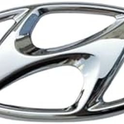 KashKart Eon Front Bumper Grill Car Logo Chrome Finish, Water-Resistant for All Hyundai Eon Cars (15.8 x 8 x 2cm)-16