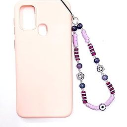 Heddz Fimo Anti- Lost Colorful Lanyard for Phone|Bohemian Style Evil Eyes Mobile Phone Chain|Colorful Beaded Phone Charm|Handmade Bracelet Keychain for Women (Purple)-picture-29