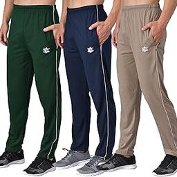 � Plain Trackpants for Men | Plain Trackpants | Basic Trackpants | Regular Trackpants | Casual Trackpants | 100% Cotton | Men's Trackpants (Combo of 3, Green, Navy & Camel, Large)-picture-18