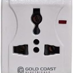 GOLD COAST ELECTRICALS 6A 3 PIN Multi Plug Socket Travel Adapter, Universal Socket, White-16