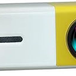 UJEAVETTE YG300 LED Mini Projector LED Video Home Theater Built-in Media Player Yellow-image-11