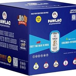 Pawlac Lactose Free Milk for Pets | Calming & Soothing Golden Milk | Immunity Booster | Improved Coat, Joint & Bone Support, Vitality | Ready to Serve | Creamy Taste | Pack of 4 Cans 200 ml-picture-15