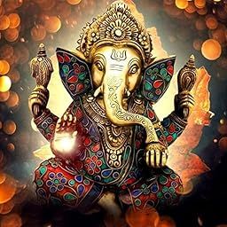 TULIP N TURTLE Colourful Ganesha DIY 5D Diamond Painting by Number Kits Round drilll Diamond Painting kit Cross Stitch Pictures Arts Craft-image-46