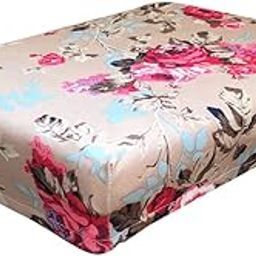 Pinakine® Stool Face Dust Cover Dressing Table Stool Set Chinese Style Flower 4|72011361PNK-image-1