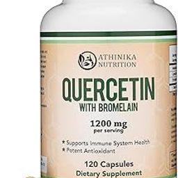 Quercetin with Bromelain - 120 Count (1,200mg Servings) Immune Health Capsules - Supports Healthy Immune Functions in Men and Women (Vegan Safe, Third Party Tested, Gluten Free)-10