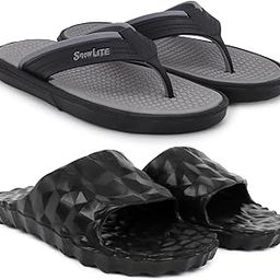 Combo Pack of 2 Slipper/Flip Flops/Slides/Clogs/Sandals for Men (V-121 Vs Diamond)-image-52