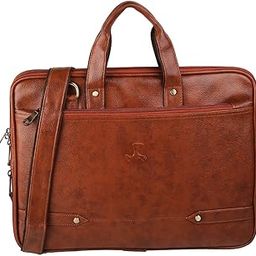 Unisex Faux Leather Premium Zipper Casual Laptop Bag (37-7812)-image-44