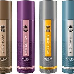 AJMAL ARTISAN -MUSKY WOOD & LAVENDER LUST & MYSTIC AMBER & SMOKY MUSK DEODORANT PERFUME 150ML LONGLASTING SPRAY GIFT FOR MEN AND WOMEN ONLINE EXCLUSIVE-37