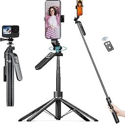 Tygot T-14 70 Inch (180CM) Selfie Stick Bluetooth Selfie Sticks with Extendable Tripod Stand, Remote & 360 Rotating Head, 3-in-1 Selfie Stick, Compatible with All Smartphones-8