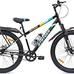 TATA STRYDER Neutron Fat Tyres Sports Cycle in 26t Wheel Size with Extra Fat Tyres of 26 * 3.00 with Dual DISC Brake with Integrated Carrier with Front Suspension Fork for 13+ Age Group-4