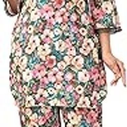 Women's Cotton Coord Set, Kurti Set, Casual Wear with Pockets, Digital Floral Prints-image-16