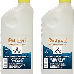 Kethron® Original IPA Iso-Propyl Alcohol 99% CAS: 67-63-0, Laboratory Grade, Multiple Cleaner, Electronics, Mobile, LCD, Laptop Glass Tiles Metal and Surface Cleaning Stain and Dust Remover (1 Ltr)-picture-17