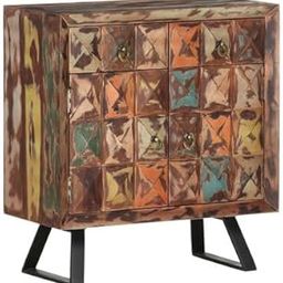 Solid Sheesham Wood Tv Cabinet for Living Room | Wooden Cabinet for Home, Office, Kitchen, Hotel, Entryway with 2 Drawers & 2 Doors | Storage Furniture for Home | Reclaim Finish-image-41