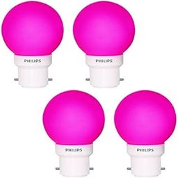 Philips Deco Mini Base B22 0.5-Watt LED Bulb (Pack of 4, Pink)-image-21