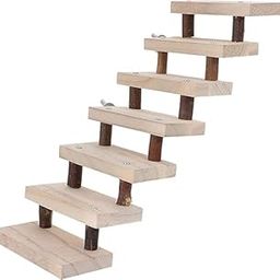 SS ORGANIC Small Animal Wooden Ladder Platform Cage Bridge Guinea Pig Habitat Climbing Toy for Rabbit Hamster Bunny Squirrel Hedgehog Chinchilla Rat Mouse-15