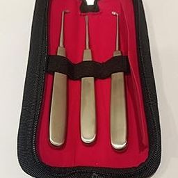 3 Pcs. Dental Elevator Warwick James; Set Of 3 Pcs Left, Right And Straight Pair Dental Instrument-17