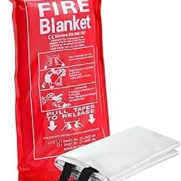 Cannagenix Emergency Fire Blanket for Home and Kitchenn Reusable Fiberglass Fire Emergency Blanket Fire Shelter Safety Cover for Kitchen, Car, Camping, Grilling, Office, Warehouse (1.5X1.5 M)-image-22