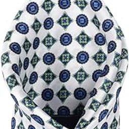 Men White Print Formal Pocket Square-picture-50
