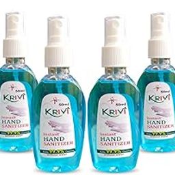 Krivi Herbals 70% Alcohol Based Instant Hand Sanitizer Spray, Small Pocket Size Liquid Spray Bottle, Kills 99.9% Germs, WHO Recommended Formula & FDA Approved, 50 ML (Pack of 6)-image-50
