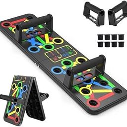 SportsCentral Pushup Board, 15 in 1 Push Up Stand, Multi-Function Flex Board for Chest, Triceps, Shoulder, Back Muscles, Home Workout Gym Equipment, Multicolour-picture-10