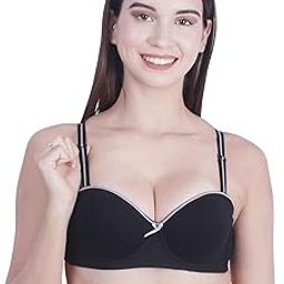 Women's Poly Cotton Heavily Padded Wired Push-up Bra-picture-7