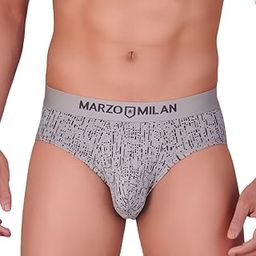 Printed Men's Brief, Outer Elastic with Ultra Soft Waistband Stretchable, Anti-Bacterial, Moisture Wicking-27