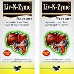 LIV-N-ZYME Ayuvedic Sugar Free Liver Tonic Cum Digestive Enzyme 200ml x 2 Pack-picture-22