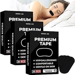 90 Pcs Mouth Tape for Sleeping, Practical Anti Snoring Devices Purple Mouth Tape Suitable Quality Fitness Relaxation Yoga Meditation Sleep Snoring Restful Nighttime Breathing-image-44