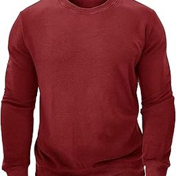 Men's Crewneck Soft Slim Fit Sweater Lightweigt Breathable Pullover Top Pullover Sweaters with Ribbing Edge-image-37