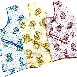 Cotton Printed Women’s Top | Pure Cotton Fabric | Floral Round Neck Short Sleeve Blouse | Summer Casual Wear | Lightweight and Comfortable for Daily Use-image-89