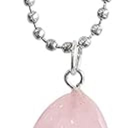Natural Crystal Stone Tumble Pendant for Healing, Crystal Tumble Pendant for Men and Women-image-9