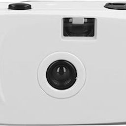 Denash Film Camera, Retro Shutter Speed 1/100s Lightweight ABS 35mm Film Camera Simple for Snorkeling (White and)-image-49