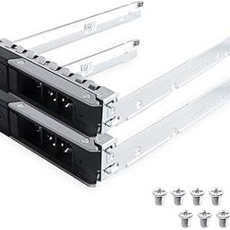 HY HUYUN 3.5" Inch X7K8W 0X7K8W SAS SATA 2000 GB Hard Drive HDD Tray Caddy Compatible With Dell 14Th Gen 14 G14 R640 R740 R740Xd R840 R940 R440 R540 Poweredge Server (2PCS 3.5" HDD Tray)-25