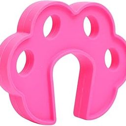 Safe-O-Kid®- Pack of 4 Fit All Sleek Design Strong Silicone Door Stopper- Pink-1