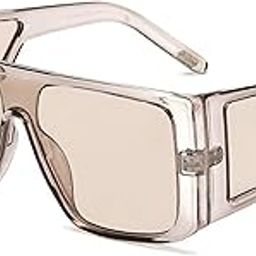Shahid Kapoor Uv Protection Oversized Unisex Non-Polarized Sunglasses With Case-image-1