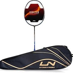 Li-Ning Ignite Series Carbon Fibre Superlite Speed Racket wuth Full Cover-image-59