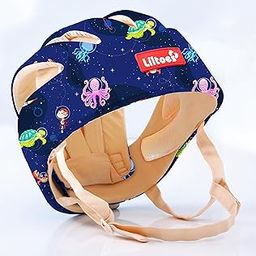 LILTOES Baby Head Protector for Safety of Kids 6M to 60M- Baby Safety Helmet with Proper Air Ventilation & Corner Guard Protection (Aqua Alien)-picture-22