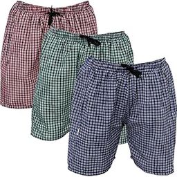 Men's Cotton Shorts Boxers, Multicolour, Pack of 3-image-21