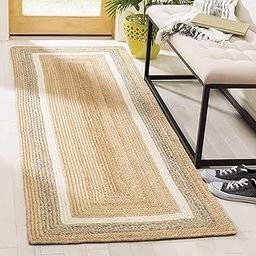 AURA NEST Jute Carpet for Home | Floor Mat | Lightweight | Soft & Comfortable | Unique Designs | Durable Centre Table Carpet | Hand Knotted | Ideal for Rooms & Decore | Runner | ‎2X3 Feet Whitep-image-52