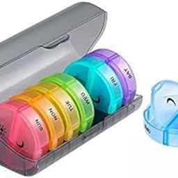 Enakshi® 2xTwice-a-Day Weekly Pill Organizer 7 Day 2 Times a Day for Pills Vitamin|Health & Beauty | Health Care | Pill Boxes, Pill Cases-image-24