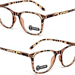 TERAISE Reading Glasses Ultralight Readers Women 2PCS Matte Computer Glasses-image-5