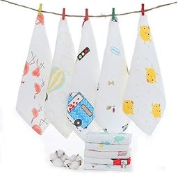 Handkerchiefs for Women, Girls and kids Cotton Double Layered (25X25 Cms, Multicolour)-image-44