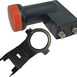 0.5 dB 2 Port Ku-Band Low Noise Full HD LNB with 30mm LNB Holder/Clamp-picture-0
