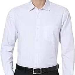 peter england Men's Classic Wonder Fabric Checkered Slim Fit Formal Shirt | Cotton Rich | Pin Point Oxford-picture-39
