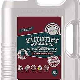 Zimmer Aufraumen LAUNDRY LIQUID DETERGENT- 5L. Top Load Machine. pH Balanced with Fabric Conditioner and Fragrance Booster-picture-20