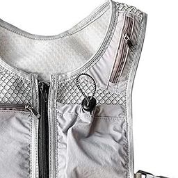 UJEAVETTE Running Vest Bag Running Gear Breathable Chest Pack Mobile Phone Chest Bag Gray-image-97