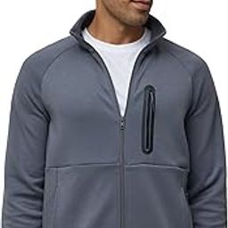 Men's Alpha Polyester Regular Fit High Neck Zip-Up Jacket-image-40